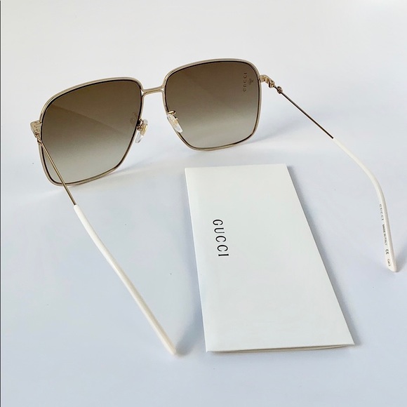 Gucci GG 0394S 003 Women Men Sunglasses - Picture 8 of 8